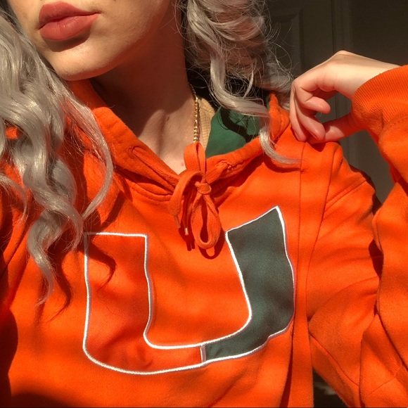 Orange University Of Miami Hoodie XXL - Picture 5 of 9